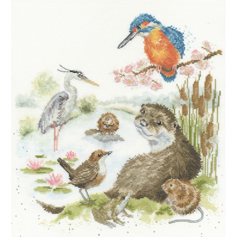 The Water's Edge - Bothy Threads - Wrendale Designs by Hannah Dale