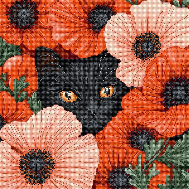 Poppy Eyes - LetiStitch borduurpakket