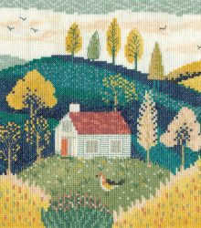 heritage crafts borduurpakket a place to rest