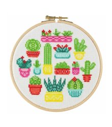 Stitchonomy borduurpakket cactussen cacti