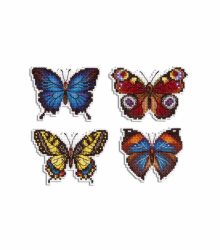vlinders borduren magneten