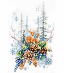 Winter forest spirit borduurpakket